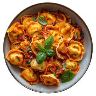 Tortellini in Marinara Sauce