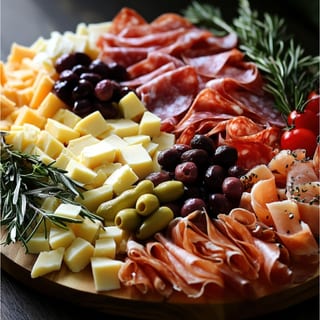 Half Mixed Italian Cheeses and Meats