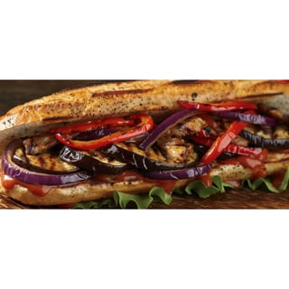 Eggplant Parmigiana Sandwich