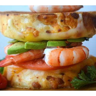 Shrimp Parmigiana Sandwich